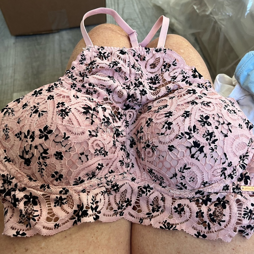 Lot of Victoria Secrets and Aeropostale Sports Bras and Razor back